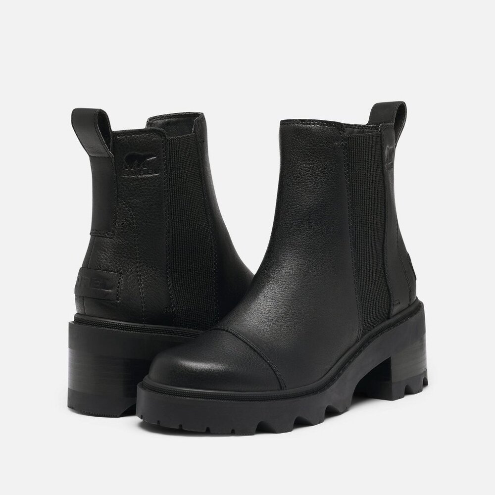 Sorel Joan Now Leather Chelsea Ankle Boots Size 6 - Gently Worn